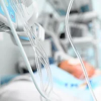 Stock library image of patient in an ICU, image credit: American Thoracic Society