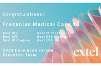 Fresenius Medical Care Achieves Top Results in Six Categories in the European Extel Ranking