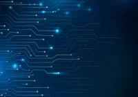 Abstract digital circuit background representing technology and data connectivity&nbsp;