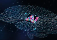 AI chip embedded in digital brain symbolising artificial intelligence, neural networks and smart technology&nbsp;