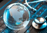 Global healthcare systems and international medical innovation concept&nbsp;