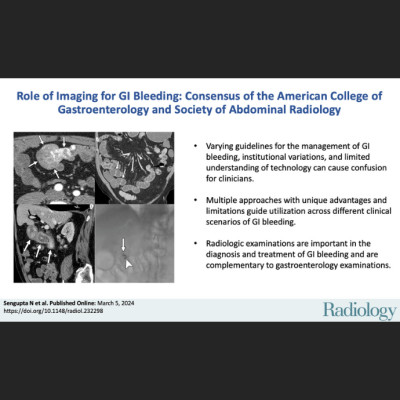 Imaging for Gastrointestinal Bleeding: New Consensus Recommendations