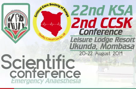22nd Kenya Society of Anaesthesiologists and 2nd Critical Care Society of Kenya Conference 2014