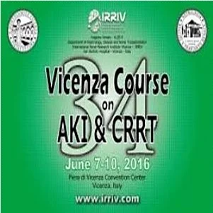34th Vicenza Course on AKI &amp; CRRT