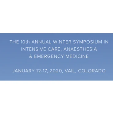 10th Annual Winter Symposium in Intensive Care, Anaesthesia and Emergency Medicine 
