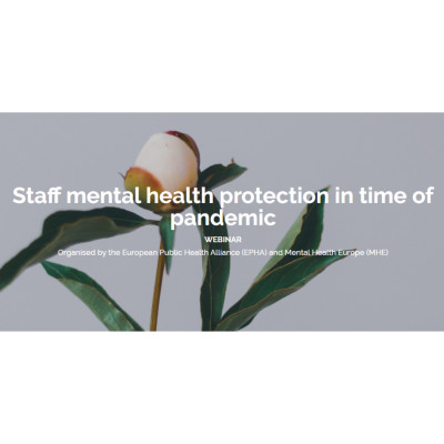 STAFF MENTAL HEALTH PROTECTION
IN PANDEMIC