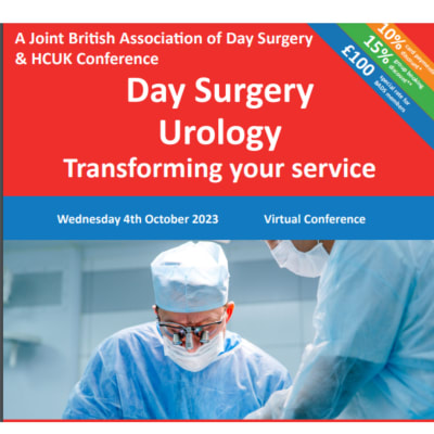 Day Surgery Urology Transforming your service - BADS Conference Day Surgery Urology Transforming your service - BADS Conference