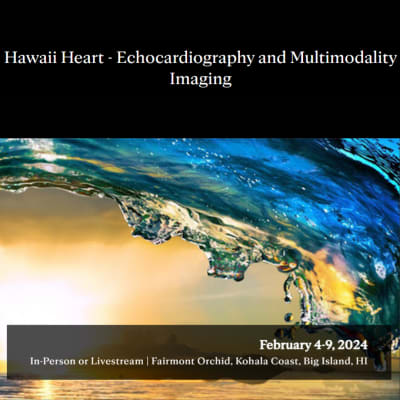 Hawaii Heart: Echocardiography & Multimodality Imaging 2024 Hawaii Heart: Echocardiography & Multimodality Imaging 2024