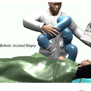 MURAD mockup of robotic biopsy apparatus MURAD mockup of robotic biopsy apparatus
