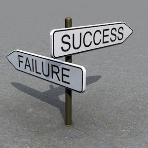 Success failure signs, credit Pixabay Success failure signs, credit Pixabay