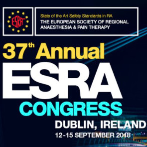 European Society of Regional Anaesthesia & Pain Therapy (ESRA) Congress 2018 European Society of Regional Anaesthesia & Pain Therapy (ESRA) Congress 2018