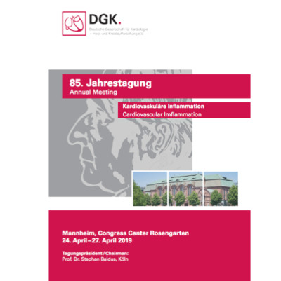 85th Annual Conference of the DGK 85th Annual Conference of the DGK