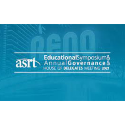 ASRT 2021 - Educational Symposium & Annual Governance & House of Delegates Meeting ASRT 2021 - Educational Symposium & Annual Governance & House of Delegates Meeting