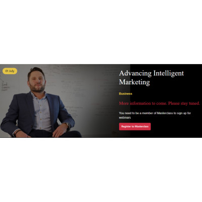 Advancing Intelligent Marketing Advancing Intelligent Marketing