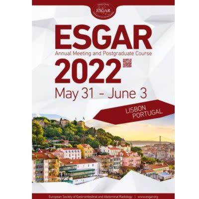 ESGAR 2022-33rd Annual Meeting and Postgraduate Course ESGAR 2022-33rd Annual Meeting and Postgraduate Course