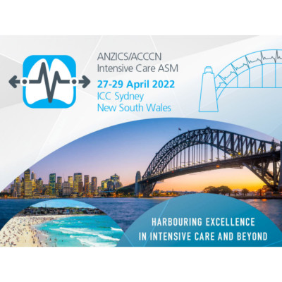 ANZICS/ACCCN Annual Scientific Meeting 2022 ANZICS/ACCCN Annual Scientific Meeting 2022