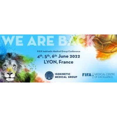 29th Isokinetic Medical Group Conference : Football Medicine 29th Isokinetic Medical Group Conference : Football Medicine