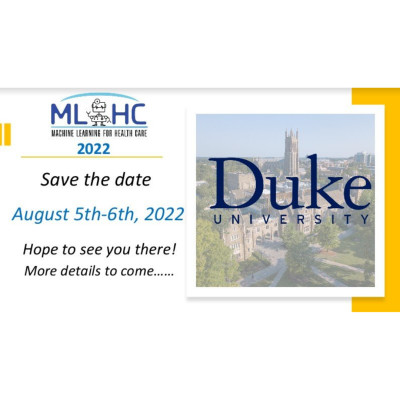 Machine Learning for Healthcare 2022 Machine Learning for Healthcare 2022