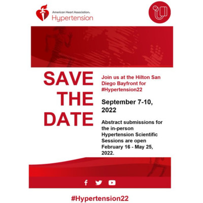 Hypertension Scientific Sessions 2022 Hypertension Scientific Sessions 2022