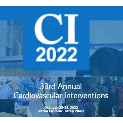 33rd Annual Cardiovascular Interventions 2022 33rd Annual Cardiovascular Interventions 2022
