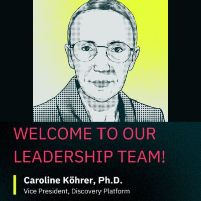 Alltrna Appoints Caroline Kӧhrer, ., Vice President, Discovery Platform Alltrna Appoints Caroline Kӧhrer, ., Vice President, Discovery Platform