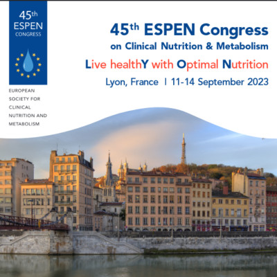ESPEN 2023 - European Society of Clinical Nutrition and Metabolism Congress ESPEN 2023 - European Society of Clinical Nutrition and Metabolism Congress