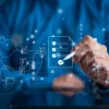 Digital workflow management concept, supporting healthcare documentation, data governance, process automation and administrative efficiency.