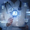 AI-powered healthcare platform concept, supporting clinical decision support, medical data analytics and digital health innovation.