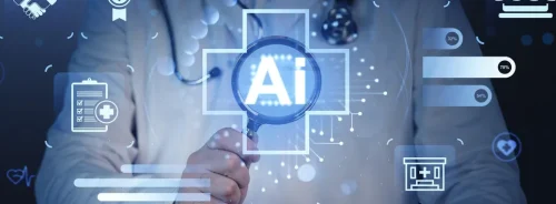 AI-powered healthcare platform concept, supporting clinical decision support, medical data analytics and digital health innovation.