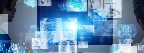 Digital medical imaging interface, supporting enterprise imaging, diagnostic review, data integration and AI-enabled clinical workflows.