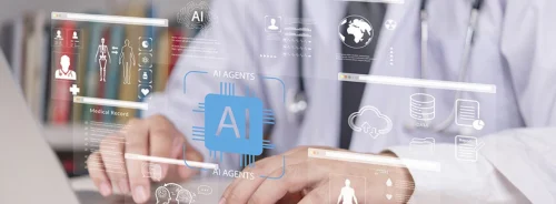 AI-enabled health records interface, supporting digital workflows, patient communication, clinical documentation and healthcare automation.