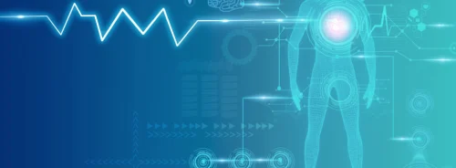 AI-enabled health monitoring concept, supporting digital diagnostics, predictive analytics, remote care and personalised clinical decision-making.