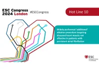 Additional Ablation for Heart Muscle Not Effective for Persistent AF