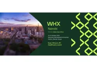 WHX Nairobi and WHX Labs Nairobi: East Africa defines innovation, investment and inclusive healthcare leadership