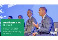 Healthcare CNO Summit 2026: Shaping the Future of Nursing Leadership