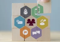 Building blocks of digital transformation, supporting organisational strategy, service improvement and structured change management.