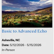 Basic to Advanced Echocardiography | From the Blue Ridge Mountains of Asheville 2026