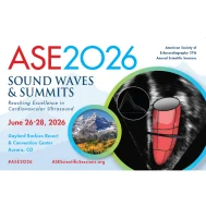 ASE 2026: The American Society of Echocardiography ASE 2026: The American Society of Echocardiography