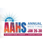AAHS Annual Meeting 2027 AAHS Annual Meeting 2027