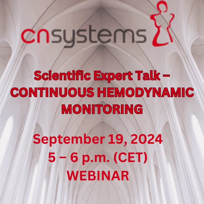 Scientific Expert Talk – CONTINUOUS HEMODYNAMIC MONITORING