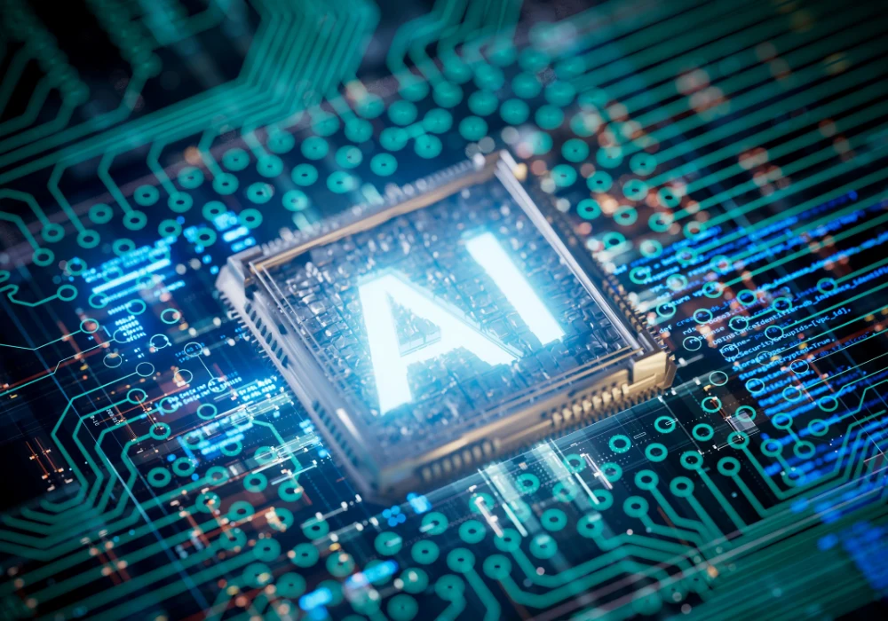 Artificial intelligence chip on circuit board—AI processor for machine learning