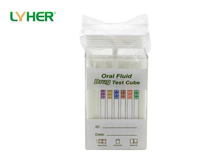 Multi-Drug 2-15 Saliva Test Cube Multi-Drug 2-15 Saliva Test Cube