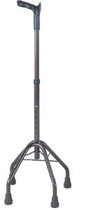 Quadripod walking stick / T handle / height-adjustable APC-31150 Apex Health Care
