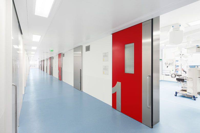 Health Management and Leadership Portal Laboratory door / hospital / sliding / hermetic HT