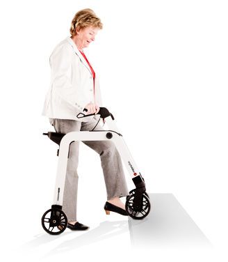 4-caster rollator / height-adjustable / with seat ergoWalker ergo Agil GmbH 4-caster rollator / height-adjustable / with seat ergoWalker ergo Agil GmbH