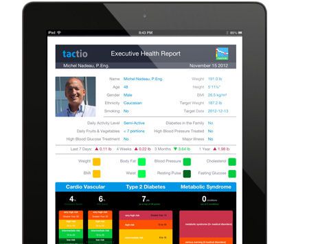 Vital sign telemonitoring iOS application Tactio Health Group Vital sign telemonitoring iOS application Tactio Health Group
