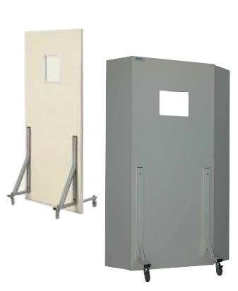 X-ray radiation protective shield / mobile / with window P-PM Cablas X-ray radiation protective shield / mobile / with window P-PM Cablas