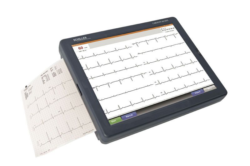 Digital electrocardiograph / 12-channel / with touchscreen CARDIOVIT MS-2015 SCHILLER Digital electrocardiograph / 12-channel / with touchscreen CARDIOVIT MS-2015 SCHILLER
