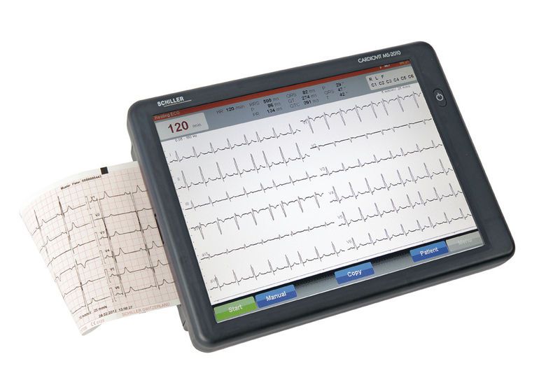 Digital electrocardiograph / 12-channel / with touchscreen CARDIOVIT MS-2010 SCHILLER Digital electrocardiograph / 12-channel / with touchscreen CARDIOVIT MS-2010 SCHILLER