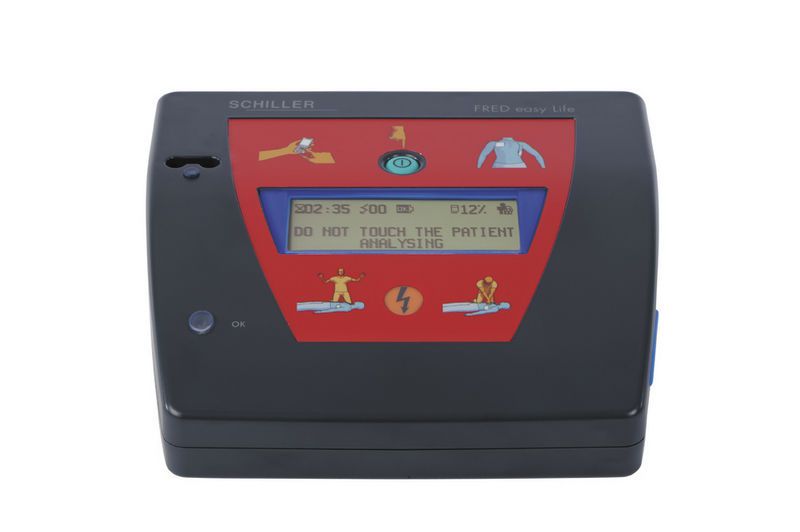 Automatic external defibrillator / with ECG monitor / public access / wireless FRED easy Life SCHILLER Automatic external defibrillator / with ECG monitor / public access / wireless FRED easy Life SCHILLER